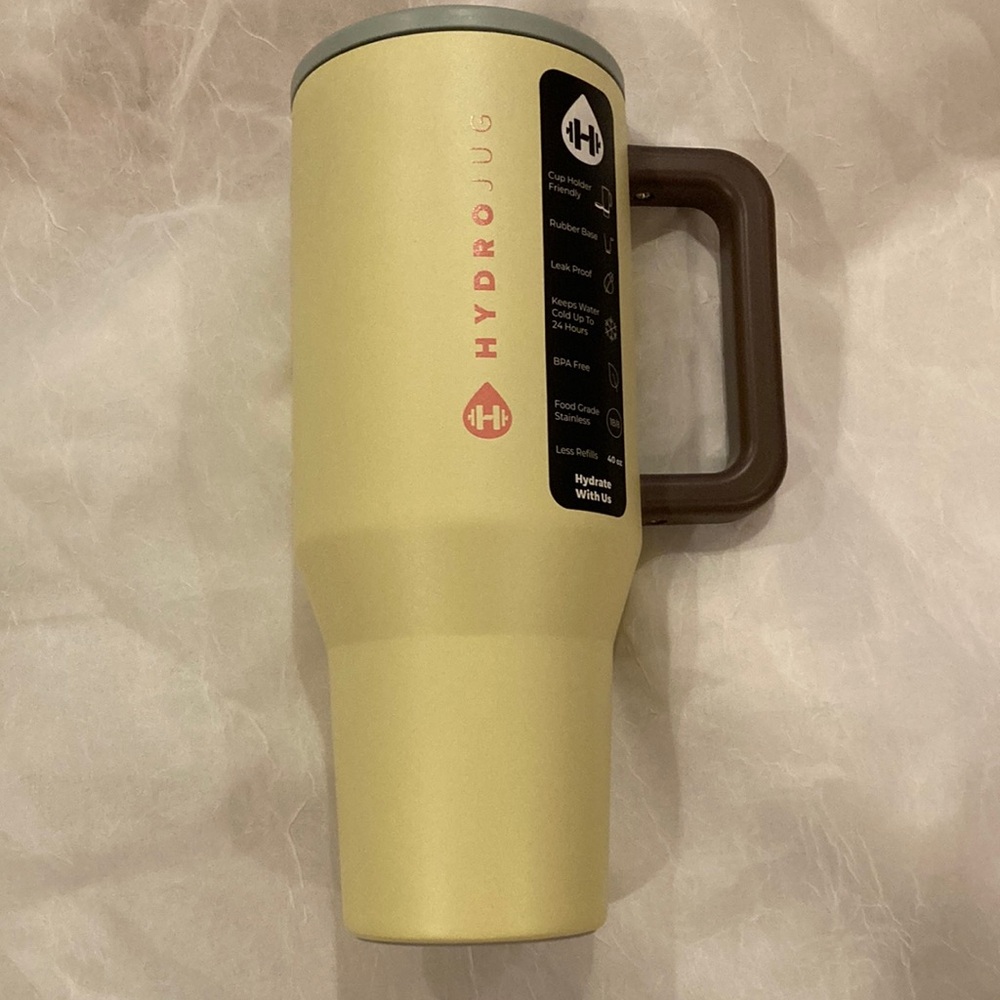 HydroJug Traveler 40 oz - Belle - with Chocolate Handle